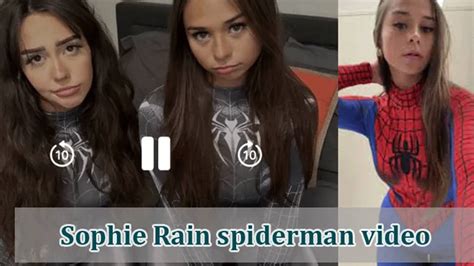 sophieraiin and sierraaxrainn spiderman video|Where to Find the Sophie Rain Spider